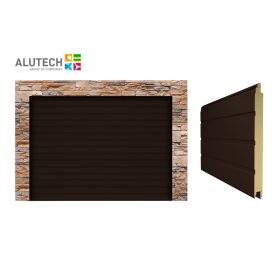   Alutech 2970x3150 RAL8017 S bordás Prestige szekcionált garázskapu