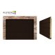 Alutech 2970x3150 RAL8017 S bordás Prestige szekcionált garázskapu