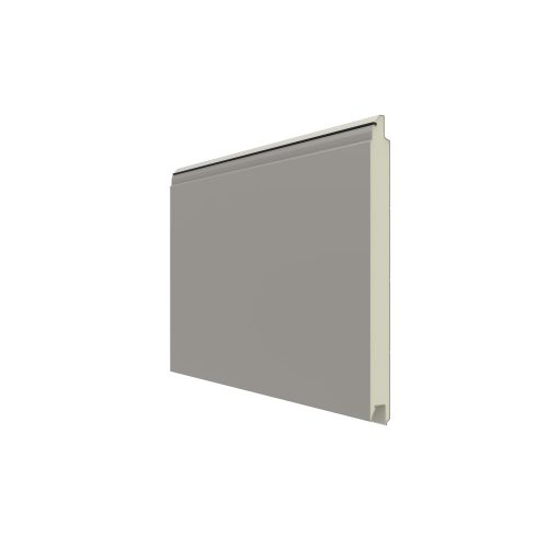 Alutech 5000x2125 RAL9007 L bordás Prestige szekcionált garázskapu szett