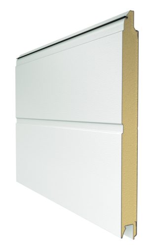 Alutech 4000x3000 RAL9016 M bordás Trend szekcionált garázskapu