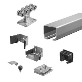   Alutech S normál (nem horganyzott) úszókapu vasalat szett 450 kg kapusúlyig