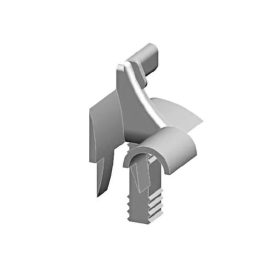 Alutech GD9 barna sínbe bevezető kis redőny lefutó