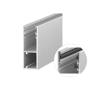   Alutech GR90x34IE selyemfényű fehér vezetősín (101-es színkód)