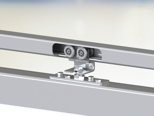 Cais 4 SC 4 csapágyas függőkapu görgő oldalajtóhoz