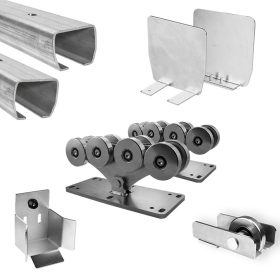 Cais L-es méretű horganyzott úszókapu vasalat szett