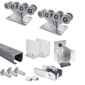   CAIS DEMO MZE 02 horganyzott úszókapu vasalat szett 4 méteres nyílásméretig