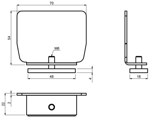 CAIS FERO SBE 02 acál úszókapu vasalat szett 4 méteres kapunyílásig