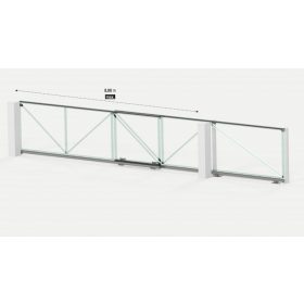 FOLLOW ME M 8.0 dupla teleszkópos úszókapu vasalat szett