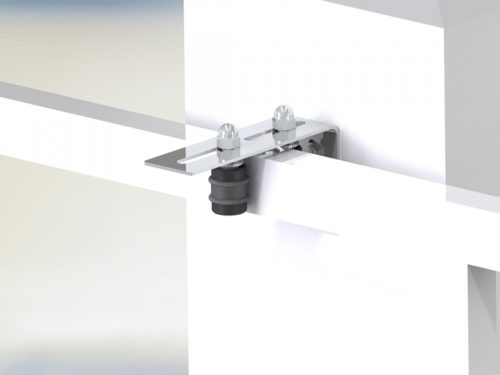 Cais SFF 2M kétgörgős vezetőlemez gumigyűrűvel