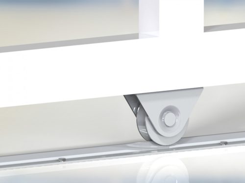 Cais WTV624 egy csapágyas villás görgő V-profil