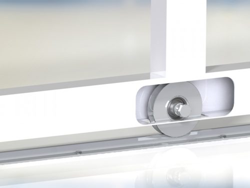 Cais WV 1020 V-profilú görgő egy csapággyal