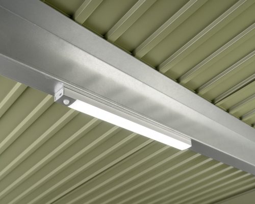 Hörmann Berry eszköztároló házhoz rászerelt lámpa akkuval és mozgásérzékelővel