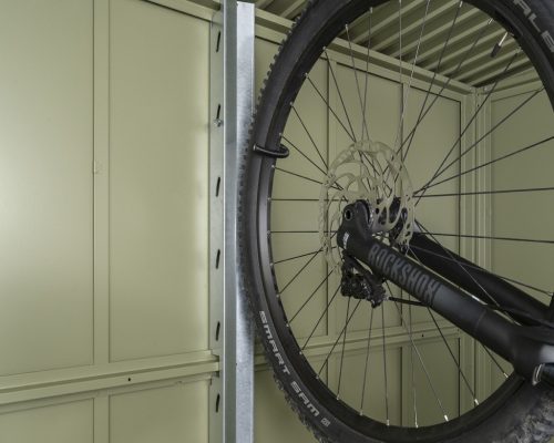 Hörmann Berry eszköztároló házhoz függőleges kerékpártároló