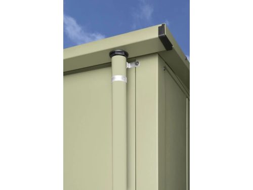 Hörmann Berry eszköztároló házhoz esőlefolyó szett vöröseszöld (RAL6013)