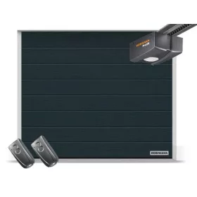   Hörmann 2750x2125, RAL7016, Woodgrain, M bordás, ProLift 600 motor, FS10 K rövid sínnel