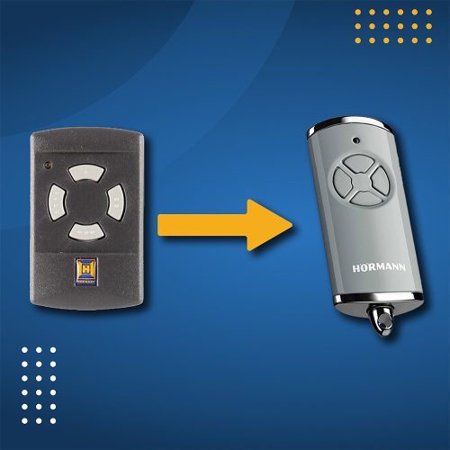 Hörmann HSE4-868-BS, 4 csatornás, szürke távirányító
