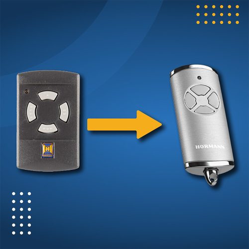 Hörmann HSE4-868-BS, 4 csatornás, ezüst távirányító