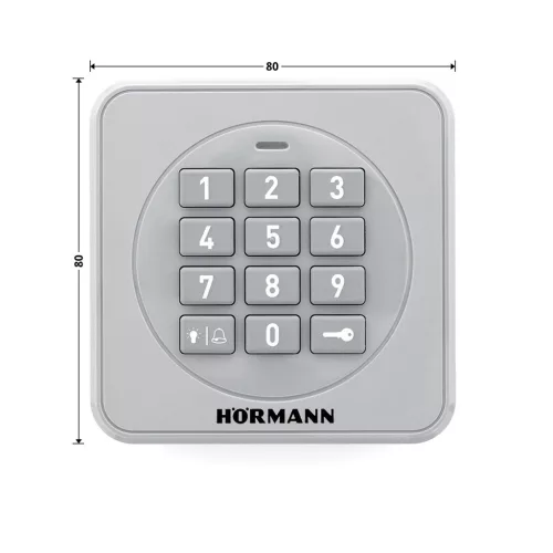 Hörmann FCT3-1-BS, kültéri, rádiós kódtasztatúra