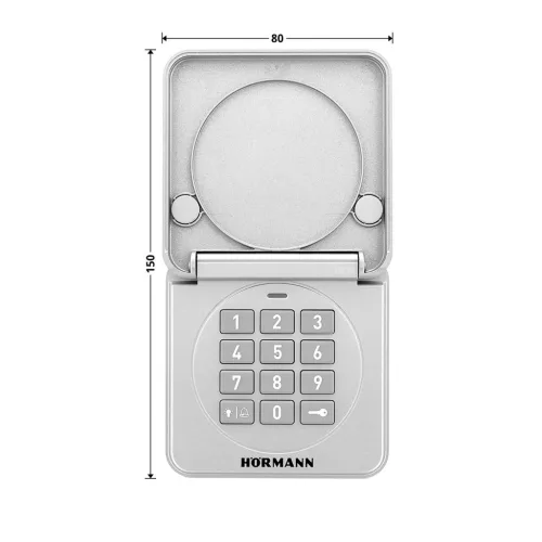 Hörmann FCT10-1-BS, kültéri, rádiós kódtasztatúra