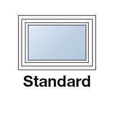 Hörmann Juno eszköztároló házhoz standard üvegezés