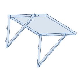   Hörmann Juno eszköztároló házhoz lehajtható hosszú asztal