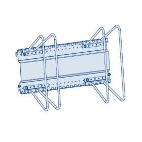   Hörmann Juno eszköztároló házhoz vízszintes rövid kerékpártartó