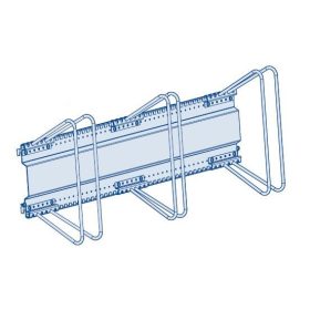   Hörmann Juno eszköztároló házhoz vízszintes hosszú kerékpártartó