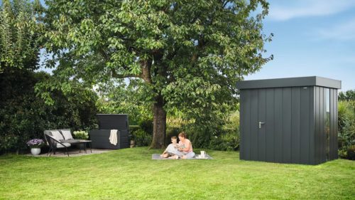 Hörmann Juno Modern eszköztároló ház lapos tetővel