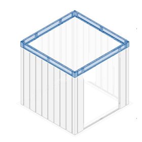 Hörmann Juno eszköztároló házhoz bevilágító sáv