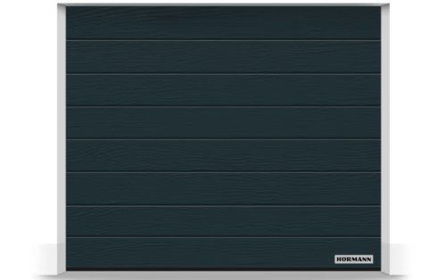 Hörmann szekcionált garázskapu - kézi / motoros működtetéssel - Sima felülettel - RAL7016 színben