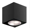 Locinox CUBE75-230V-9005 kocka alakú 230V-os fali lámpa (RAL9005 fekete)