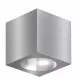 Locinox CUBE75-230V-UNCOLOURED kocka alakú 230V-os fali lámpa (festetlen)