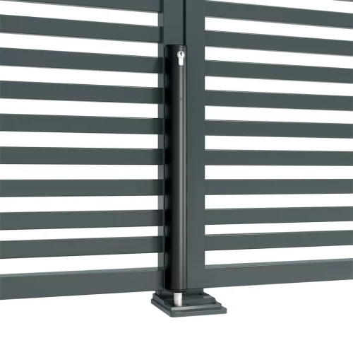 Locinox ELECTRADROP-E-P-9005 motoros retesz visszajelzési funkcióval (RAL9005 mélyfekete)