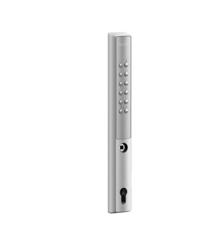 Locinox VERA-40-GSZ-1 elemmel működő kódzár zárbetétekhez (ezüst)