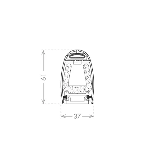 Compatta rádiós élvédelem, 1,6m-es