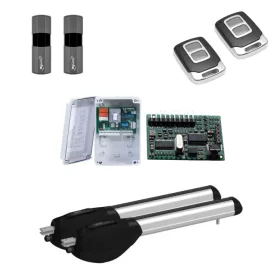   Roger R20/300 szárnyaskapunyitó motor szett ECO vezérléssel és Eye90 fotocella párral