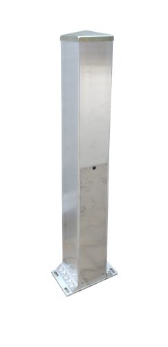 1,5 m magas oszlop TW90-es oszlopba szerelhető tolókapu motorhoz natúr felülettel