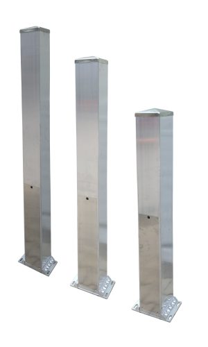 1,5 m magas oszlop TW90-es oszlopba szerelhető tolókapu motorhoz natúr felülettel