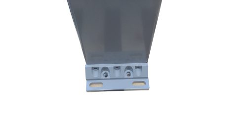 2,1 m magas oszlop TW90-es oszlopba szerelhető tolókapu motorhoz szürke (RAL9006) színnel