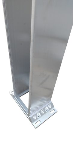 2,1 m magas oszlop TW90-es oszlopba szerelhető tolókapu motorhoz natúr felülettel