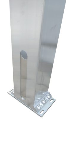 2,1 m magas oszlop TW90-es oszlopba szerelhető tolókapu motorhoz natúr felülettel