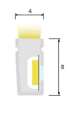 Nextalite NEX0408/103/2EP5 LED szalag, 24 VDC, 3000K, 10 m