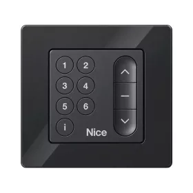 Nice DOMIW6B 6 csatornás fekete fali távirányító