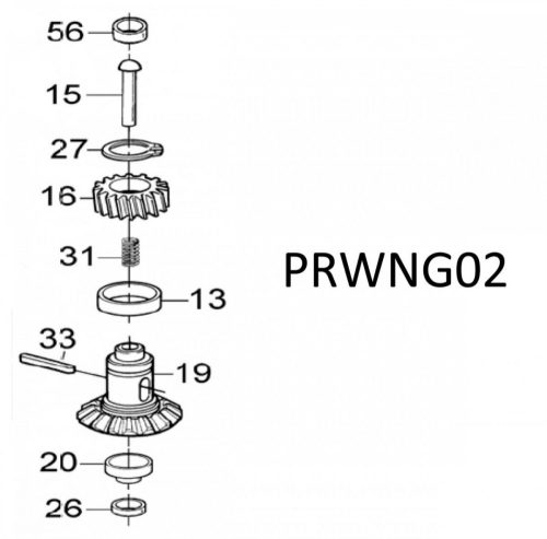 Nice PRWNG02 kuplung 220-230V Wingo motorokhoz