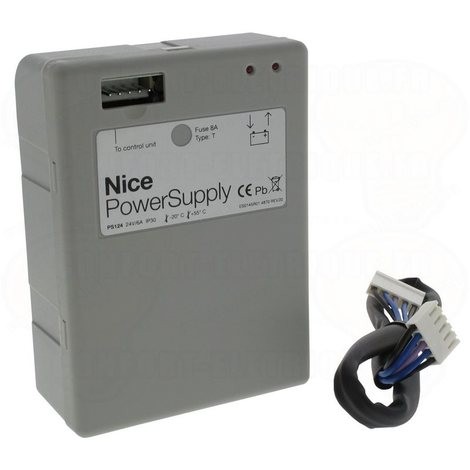 Nice PS124 24 V-os akkumulátor töltővel