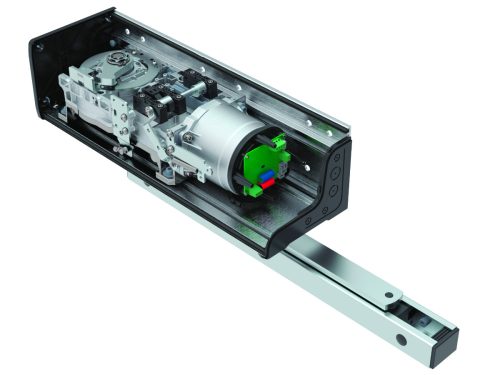 Roger NV/200/DX ipari harmónika nyitású kapunyitó motor (jobbos)