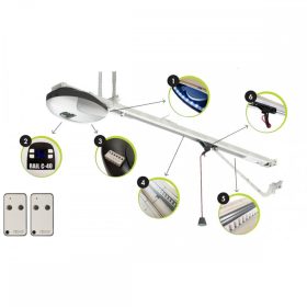   Roger KIT C40 MOX garázskapunyitó motor szett 3300 mm sínnel