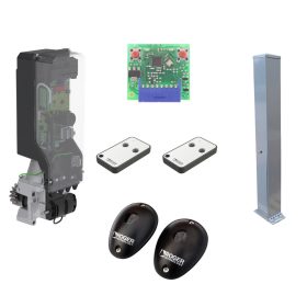   Roger TW90/600HS oszlopba szerelhető kapunyitó motor szett 1,5 m szürke (RAL9006) oszloppal