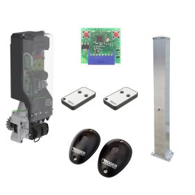   Roger TW90/600HS oszlopba szerelhető kapunyitó motor szett 1,8 m natúr oszloppal