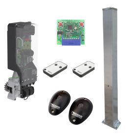   Roger TW90/600HS oszlopba szerelhető kapunyitó motor szett 2,1 m natúr oszloppal